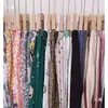 Gancho de Madeira Maciça Clipe Cabideiro Loja de Roupas Chapéu Transparente Clipe Decorativo Giratório Madeira Original Clipe Único de Exibição Clipe para Lenço Fivela