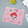 Bolsa con Cremallera de Plástico Sanrio Bolsa para Documentos de Estudiante Gran Capacidad Bolsa para Documentos Papelería Bolsa para Bolígrafos Bolsa Pequeña para Empaquetar Regalos