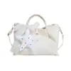 Bolso de Hombro Tejido de Moda Europeo y Americano 2026 Verano Nuevo Casual Gran Capacidad para Viajes Cotidianos Versátil Elegante Versión Coreana para Mujer