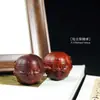 Pieza de mano de masaje Bola de Salud Pixiu Dragón Auspicioso de Palo de Rosa, Pelota de Mano Tallada de Secuoya, Juguete Cultural, Artículo de Fitness, Artículo Coleccionable