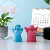 Vela Perfumada de Ángel Navideño para Nuevo Producto Transfronterizo Molde de Yeso Adornos de Decoración para el Hogar Navideño Molde de Silicona Hecho a Mano