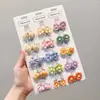 Ligas para el Cabello Lindas de Dibujos Animados para Niños, Bandas para el Cabello de Bebé que No Dañan el Cabello, Buena Elasticidad, Ligas para el Cabello de Bebé para Niñas, Anillos para el Cabello del Tamaño de un Pulgar, Accesorios para el Cabello