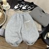 Pantalones Casuales de Terciopelo de Invierno para Niños, Pantalones de Terciopelo de una Pieza para Niños, Pantalones Rectos Calientes para Bebés Niñas, Pantalones Gruesos a Cuadros para Niños