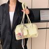 Bolso de hombro tipo baguette de diseño nicho moderno estilo coreano para mujer, llegada nueva verano 2025, bolso Boston, bolso bowling