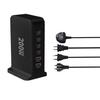 Cargador de Escritorio Multifuncional 200W 2A4C US Adaptador para Laptop 200W Cargador 200W