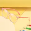 Nuevas Gafas de Moda Trendy con Montura Grande Anti Luz Azul, Gafas Coloridas y Lindas para Niños, Se Pueden Personalizar para Miopía