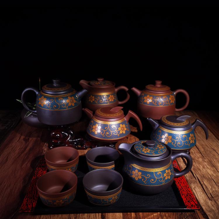 鎏金堆花茶杯100ml