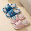 Sandalias de Verano de Lino y PVC Antideslizante Gruesas con Puntera Abierta para Bebé Niño y Niña con Dinosaurio Pequeño