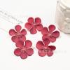 Pétalos de Flor de Begonia Simulados de 4 cm Decoración para Ropa del Hogar Set de Boda Guirnalda de Flores Artificiales Accesorios Cortados