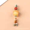 Pulseira com Pingente Pequeno de Bodhi Trançado Feito à Mão DIY Fruta Marfim, Acessório Colecionável, Pingente de Contas, Componente de Joia