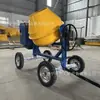 Mezcladora Eléctrica Pequeña para Hogar Cemento Hormigón Mortero Mezcladora de Tambor 220V Modelo Vertical Africano