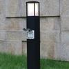 Impermeable con enchufe lámpara de césped lámpara de jardín lámpara de césped para exteriores paisaje de jardín de villa a prueba de lluvia placa de cableado de aluminio