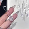 Collar Colgante Serie Rosa Suave Ágata de Hielo Alto, Joyería de Cadena para Clavícula de Lujo Ligero de Gama Alta, Cadena para el Cuello Regalo para Novia o Mejor Amiga