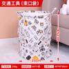 Cesta de lavandería con cordón de tela de algodón y lino fábrica cesta de lavandería para el hogar cubo de almacenamiento de artículos varios cesta de almacenamiento plegable grande