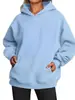 Sudadera con capucha de hombros caídos extragrande europea y americana de Amazon Estación Independiente Comercial Sudadera con capucha gruesa de otoño para mujer