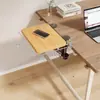 Placa de Extensão para Mesa, Dobrável, Suporte de Armazenamento sem Furos, Bandeja para Teclado de Mesa de Computador, Expansão de Espaço, Suporte para Braço