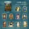 Adesivos de Material Yiniao Série História de Luz e Sombra Tema Luz Adesivos para Decoração de Diário 20 Folhas 6 Designs