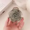 Horquilla de Flor con Temperamento para Mujer Ambiente Vacaciones en la Playa Pinza de Agarre de Alta Gama Pinza de Tiburón Semirrecogido Adorno para el Cabello