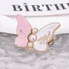 Cinturilla de Perlas para Cintura Pequeña con Cierre de Botón Grande, Cinturón Desmontable con Diseño de Mariposa, Sin Clavos, Sin Necesidad de Accesorios