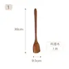 Pala de madera con mango largo para cocina, pala antiadherente para uso doméstico, utensilios de cocina, colgante, LOGOTIPO imprimible, venta al por mayor
