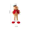 Muñeco de Jengibre Colgante para Navidad Regalo Pequeño Navideño Adorno de Muñeco Decoración para Árbol de Navidad Transfronterizo