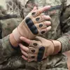 Guantes Tácticos para Hombre Guantes de Medio Dedo Microfibra para Hombre y Mujer Deportes al Aire Libre Antideslizantes Gimnasio Estilo Ciclismo al Aire Libre