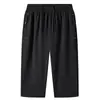 Nuevos Pantalones Casuales de Verano para Hombre, Shorts Elásticos en Cuatro Direcciones, Pantalones Cropped Sueltos Elásticos para Hombre