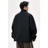 Otoño 2026 Nuevo Abrigo de Lana para Hombre Suelto Talla Grande Casual Atrevido Guapo Chaqueta de Lana Top para Hombre Talla Grande