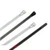 Abraçadeiras Pretas com Fivela Reutilizáveis, Ecológicas e Removíveis de Nylon, 8*200mm, 200 Peças/Pacote