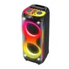 Altavoces de Fiesta Dobles de 12 pulgadas con Alta Potencia 160W Altavoz de Karaoke para Reuniones al Aire Libre y Baile Cuadrado