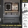 Luxo Leve Nano Pedra Bacia Integrada Combinação de Gabinete de Banheiro Moderno Simples Lavatório de Mão Gabinete Banheiro Lavatório Novo Produto