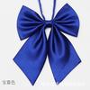 Vestido profissional feminino com gola de cor sólida e flor, estilo universitário japonês, estilo coreano, para estudantes, banco, hotel, estilo universitário, gravata borboleta, gola de flor