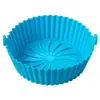 Fritadeira de Ar Transfronteiriça Forma de Silicone para Assar AirFryerSiliconePot Bandeja Redonda de Silicone para Air Fryer
