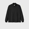 Camisetas de Camada Base Estilo Japonês para Homens e Mulheres, Pulôver Solto Macio de Gola Meia-Alta para Casal, Camiseta Térmica de Material De Rong