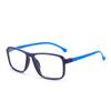 Caja de gafas antiazules de silicona para niños, gafas planas antiazules para niños, gafas antiultravioleta F8287