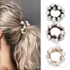 Gomas para el pelo de perlas de cristal Amazon transfronterizas para mujer, Accesorios para el pelo de alta gama, Cuerdas para el pelo de estilo simple europeo y americano al por mayor
