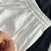 Pantalones Cortos Deportivos Simples Estilo Francés 100% Algodón Cintura Alta para Mujer Verano Cintura Elástica Sueltos Casuales Versátiles Pantalones Cortos Deportivos