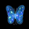 Asas de Borboleta conjunto de quatro peças fantasia de performance para menina adereços de performance asas de elfo anjo luminosas de camada dupla atacado