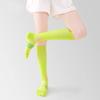 Calcetines Deportivos Profesionales de Compresión Muscular, Calcetines de Bádminton, Cuerda para Saltar, Calcetines de Pantorrilla para Correr, Calcetines Largos para Ciclismo, Calcetines Adelgazantes para Piernas para Mujer