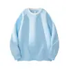 Sudadera de Estilo Americano Cleanfit para Hombre, Nueva Camisa Base Holgada de Cuello Redondo para Primavera y Otoño, Camiseta de Manga Larga de Color Sólido de Marca de Moda