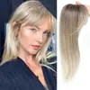 E-commerce Transfronteiriço Reenvio Peça Estilo Europeu Franja Peruca Grampo de Cabelo Feminino Peça de Reenvio Natural Extensão de Cabelo Fofa Peça de Grampo