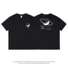 Camiseta Masculina de Algodão Puro com Manga Curta Tendência Nacional Verão Masculino Solta Nicho Marca Tendência Manga Meia-Manga Camiseta Feminina Ins Roupa de Casal