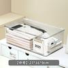 Caja de Almacenamiento de Escritorio con Tapa, Estante de Almacenamiento para Cosméticos, Caja Organizadora de Gran Capacidad para Escritorio de Oficina, Caja de Almacenamiento a Prueba de Polvo