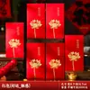 Bolsas Rojas de Sobres de Año Nuevo 2027 Nuevo Modelo Año del Cordero Papel Sensible al Tacto Sobres Rojos Creativos de Gama Alta Billeteras de Dinero de la Suerte Estampadas en Oro Al por Mayor