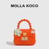 Bolsa de Gelatina Infantil Bolsa de Gelatina Feminina Fofa e Estilosa Bolsa Transversal Infantil Fashionável Bolsa de Mão Mini de Princesa