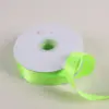 Fita Verde Fluorescente de 12345 cm de Largura Fita Fita de Seda Fita de Tecido Decoração de Feriado de Natal Casamento Artesanal