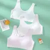 Sutiãs para Meninas do Ensino Fundamental e Médio, Tops Pequenos para Fase de Desenvolvimento, Estilo Esportivo à Prova de Impacto para Estudantes, Finos Esportivos à Prova de Impacto para Meninas