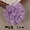 Acessórios de flor com borda queimada direto da fábrica de 7cm flores camélia broche sapatos e chapéus de tecido feitos à mão acessórios de vestuário