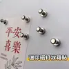 Imán Metal Imán de Chincheta Fieltro Pintura China Tablero Blanco y Negro Fijador Imán Imán Fuerte Hebilla Magnética Chincheta Magnética Redonda