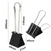Clip de Cola Larga Metálico Extra Grande de 60 mm Clip Grueso Extra Grande para Tablero de Dibujo de Exhibición de Documentos Clip Extra Grande de Cola de Milano para Vidrio para Boletos